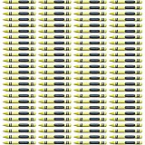 Laser Lemon (Highlighter Yellow) Crayon Bulk Value Pack 100 Count View 6