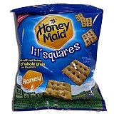 Lil' Squares Honey Graham Crackers Individual Single Serve Packs | Whole Grain, No High Fructose Syrup | (18 Packs) View 1