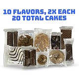 Little Debbie 20 Snack Cake Variety Sampler, 10 Flavors Including Nutty Bar Cakes and Bars, Honeybuns, Zebra Cakes, Swiss Rolls View 3