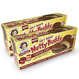 Little Debbie 2x Nutty Buddy Peanut Butter Cookie Cream Pies, Family Packs