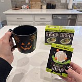 M&M's Witch's Brew, Turns Green! White Chocolate Hot Chocolate Bombs, 3 Pack, Halloween Cocoa Bombs with M&M's View 5