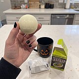 M&M's Witch's Brew, Turns Green! White Chocolate Hot Chocolate Bombs, 3 Pack, Halloween Cocoa Bombs with M&M's View 6