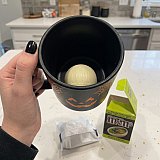 M&M's Witch's Brew, Turns Green! White Chocolate Hot Chocolate Bombs, 3 Pack, Halloween Cocoa Bombs with M&M's View 7