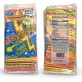 Mini Neon Lasers Nostalgic Candy Filled Power Powder, 240 Pieces Bulk Pack View 5