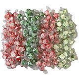 Mint Medley Includes: Red Peppermint and Green Spearmint Starlights and Jumbo Balls Mint Candy, 4 Different Kinds, 2 lbs Total View 1