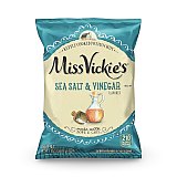 Miss Vickie's Kettle Cooked Potato Chips Sea Salt & Vinegar, 8 Single Serve Bags View 2