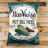 Miss Vickie's Spicy Dill Pickle Kettle Cooked Potato Chips, 12 Pack View 4
