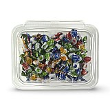 Mixed Flavor Delicate Mini Fruit Drops Nostalgic Grandma Candy | Cherry, Green Apple, Blackberry and Peach | 2 Bulk 8 Oz Tubs (1 Lb Total) View 3
