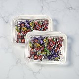 Mixed Fruit Filled Nostalgic Grandma Candy | Classic Apple, Pineapple, Grape and Strawberry Fruity Liquid Center Treats | 2 Bulk 8 Oz Tubs (1 Lb Total) View 5