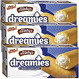 Mrs. Freshley's Cream Filled Dreamies Snack Cakes | Pack of 3 (18 Total Dreamies)