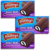 Mrs. Freshley's Swiss Rolls Snack Cakes, Pack of 3 (36 Total cakes) View 2
