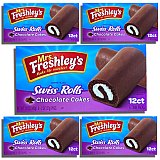 Mrs. Freshley's Swiss Rolls Snack Cakes, Pack of 3 (36 Total cakes) View 4