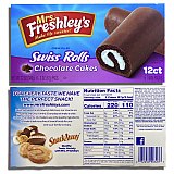 Mrs. Freshley's Swiss Rolls Snack Cakes, Pack of 3 (36 Total cakes) View 6