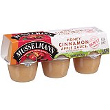 Musselman's Applesauce Cups | 1 Pack (6 Honey Cinnamon Cups) 4 oz