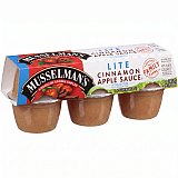 Musselman's Applesauce Cups | 1 Pack (6 Lite Cinnamon Cups) 4 oz