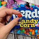 NERDS Candy Corn, 8 oz Bag, 6 Dual-Flavored Fruity Combinations, Crunchy Candy Shell with Soft & Chewy Center, Halloween Candy View 3