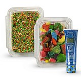 Nerds Cluster Candy Making Kit, 1 lb Gummy Mix + Baby Nerds + Blue Raspberry Sour Ooze
