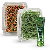 Nerds Cluster Candy Making Kit, 1 Tub (8oz) Green Apple Candy Laces + Regular Nerds + Watermelon Sour Ooze