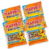 NEW Haribo Balla Bites Sour Gummy Candy, Chewy & Soft, 4 Pack, 4.5 oz Share Size Bags