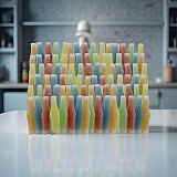 Nik-L-Nip Nostalgic Wax Candy Bottles, Bulk 2 lb. Bag (~105 qty) View 2