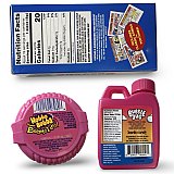 Nostalgic Bubble Gum Candy: Bazooka Bubble Gum (~19 Pieces), Bubble Tape and Bubble Jug View 2