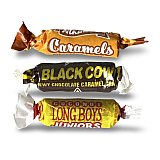 Nostalgic Candy Combo, Long Boys Juniors, Vanilla Caramels, and Black Cows,  12 oz. Each, Total 36 Oz. New Orleans Classic Caramels View 2
