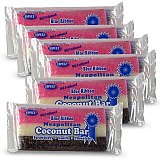 Nostalgic Candy Neopolitan Chewy Coconut Bars, 2 Oz, Pack of 6 View 1