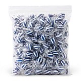 Nostalgic Hard Cylinder Candy Mix 2 lb Bags, Atkinson's Mint Twist |Dark Blue & White