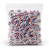 Nostalgic Hard Cylinder Candy Mix 2 lb Bags, Atkinson's Mint Twist |Red, White & Blue