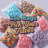 Nostalgic Hard Cylinder Candy Mix 2 lb Bags, Atkinson's Mint Twists, Rose's Fruit Barrels & Ginger Barrels Choose Variety View 5
