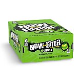 Now and Later Original Sweet Fruit Chewy Taffy, Apple, 24 Pack Case