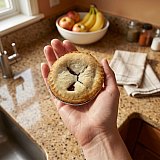 Old Fashioned 4" Mini Snack Pies, 8 Pack, 4 oz Baked Fruit Pies, Choose Cherry, Apple & More View 3
