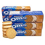 OREO Cinnamon Bun Flavor Creme Cookies, Imported from Korea, 6 Boxes, 60 Sandwich Cookies View 5