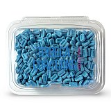Pez Nostalgic Sour Blue Raspberry Candy Fruit Tablets Unwrapped, 1 Lb Tub