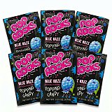 Pop Rocks Popping Candy, Gum & Dips 6 Pack | Blue Razz