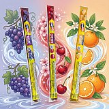 Popsicle Giant Freeze Pops, 27 Count Assorted Fruit Flavors, 15+ Inches Long, 5.5 oz Ice Pops, Orange, Cherry & Grape View 4