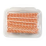 Powdered Candy Straws – Compare to Pixy Stix | 8 oz Tub, 100+ Straws | Orange