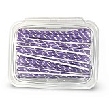 Powdered Candy Straws – Compare to Pixy Stix | 8 oz Tub, 100+ Straws | Grape