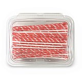 Powdered Candy Straws – Compare to Pixy Stix | 8 oz Tub, 100+ Straws | 4 Flavors: Tropical Punch, Cherry, Grape & Orange (Variety Pack Available) View 3
