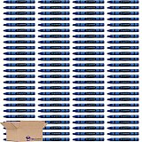 Premium Blue Crayon Bulk Value Pack Pack of 100 View 2