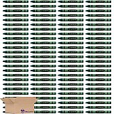 Premium Green Crayon Bulk Value Pack Pack of 100 View 1