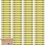 Premium Yellow Crayon Bulk Value Pack |  d Pack of 100 View 3