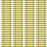 Premium Yellow Crayon Bulk Value Pack |  d Pack of 100 View 6