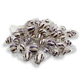 Purple & White Cylinder Shaped Grape Mint Candy Twists - 1 lbs. View 1