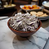 Purple & White Cylinder Shaped Grape Mint Candy Twists - 1 lbs. View 4