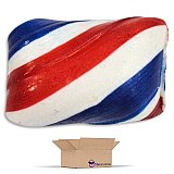 Red, Blue, & White Cylinder Shaped Mint Candy Twists, 1lb. View 3