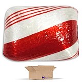 Red & White Cylinder Shaped Mint Candy Twists, 1 lb. View 3
