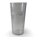 Retro Casual Restaurant Tumblers – 6 Pack | Blue, Red, Clear, Amber & Cola | 12.6, 16.4, 22 or 32 oz View 5