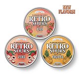 Retro Sours NEW Flavor Trio | Peach, Lychee & Pineapple Sour Hard Candy | 3 Pack View 1