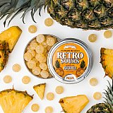 Retro Sours NEW Flavor Trio | Peach, Lychee & Pineapple Sour Hard Candy | 3 Pack View 4